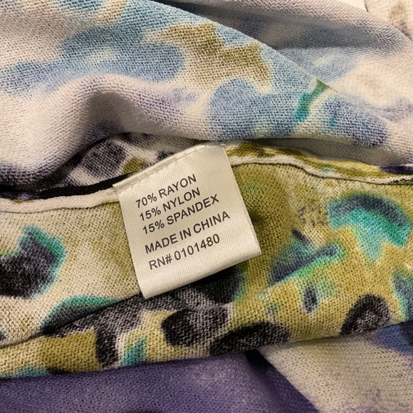 Pierri New York Top Animal Print  Size 2X - Picture 7 of 9